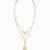 Jewelry^Lilly Pulitzer Island Hopping Necklace Gold Metallic