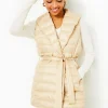 Outerwear^Lilly Pulitzer Islande Puffer Vest Sand Bar