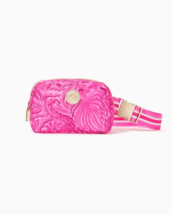 Bags^Lilly Pulitzer Jeanie Belt Bag Cerise Pink Pinkie Promises