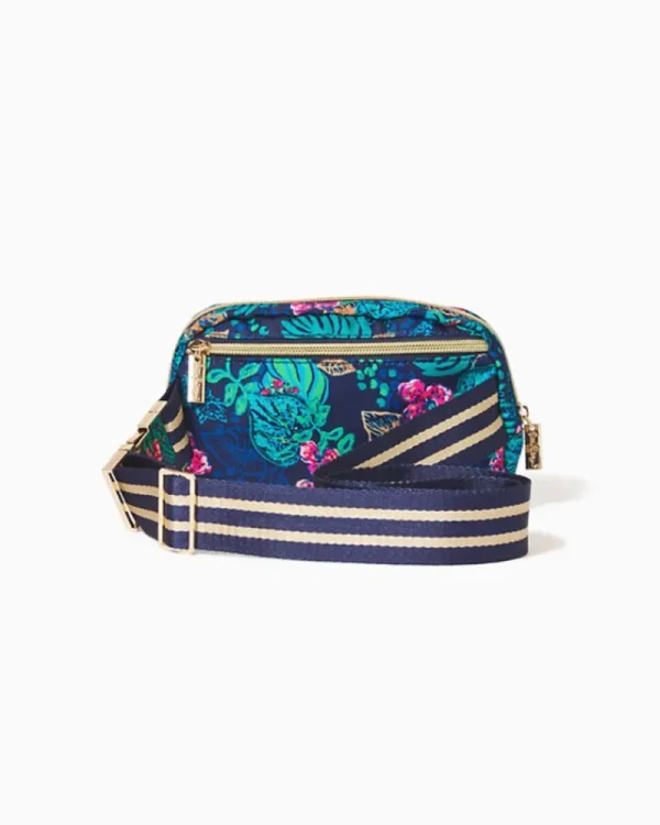 Bags^Lilly Pulitzer Jeanie Belt Bag Low Tide Navy Life Of The Party Accessories Small