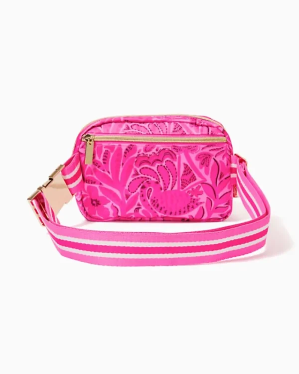 Bags^Lilly Pulitzer Jeanie Belt Bag Cerise Pink Pinkie Promises