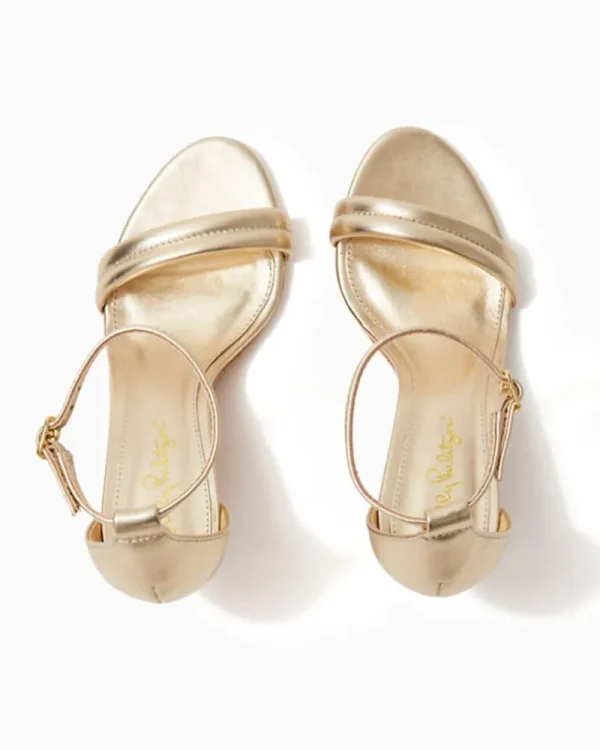 Shoes^Lilly Pulitzer Jenna Wedge Gold Metallic