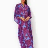 Dresses^Lilly Pulitzer Julieta Embellished Maxi Caftan Abaco Blue Feel Like A Shellebrity