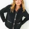 Loungewear^Lilly Pulitzer Kamey Sherpa Jacket Onyx