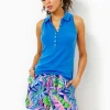 Bottoms^Lilly Pulitzer 5" Katia Mid-Rise Short Blue Grotto Beleaf In Yourself Engineered Short