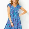 Dresses^Lilly Pulitzer Kawai Swing Dress Breakwater Blue Shells N Bells