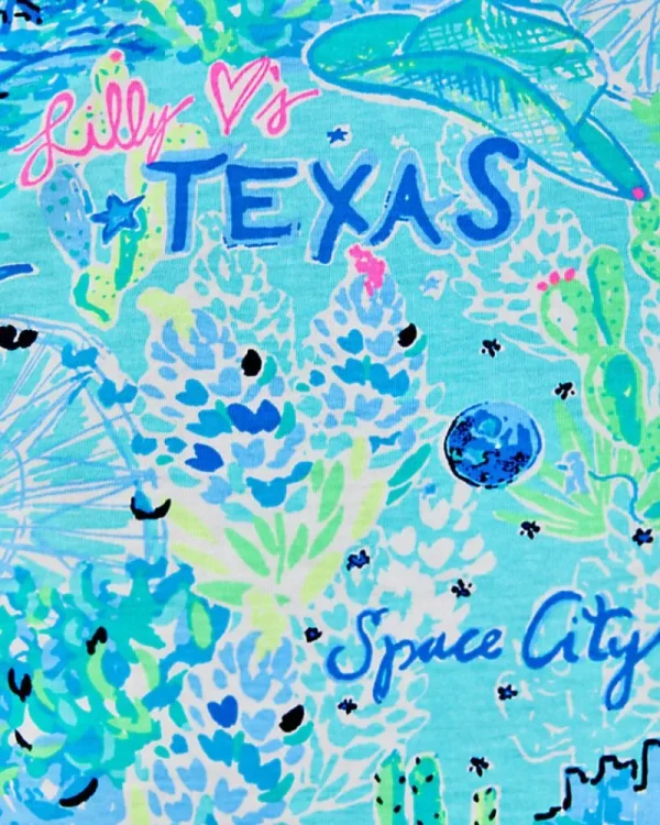Dresses^Lilly Pulitzer Kristen Swing Dress Bayside Blue Lilly Loves Texas