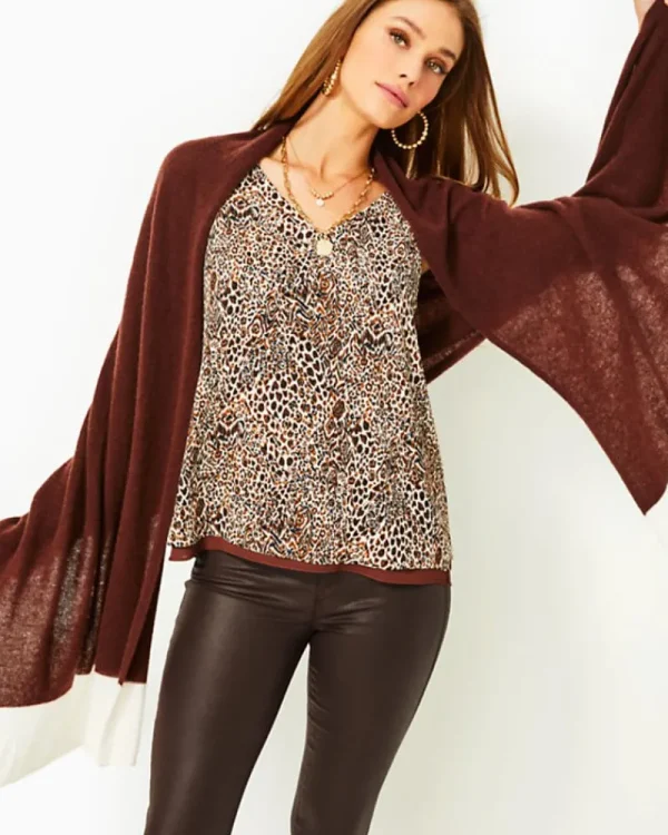 Sweaters & Cardigans^Lilly Pulitzer Lanelle Cashmere Wrap Mochachino