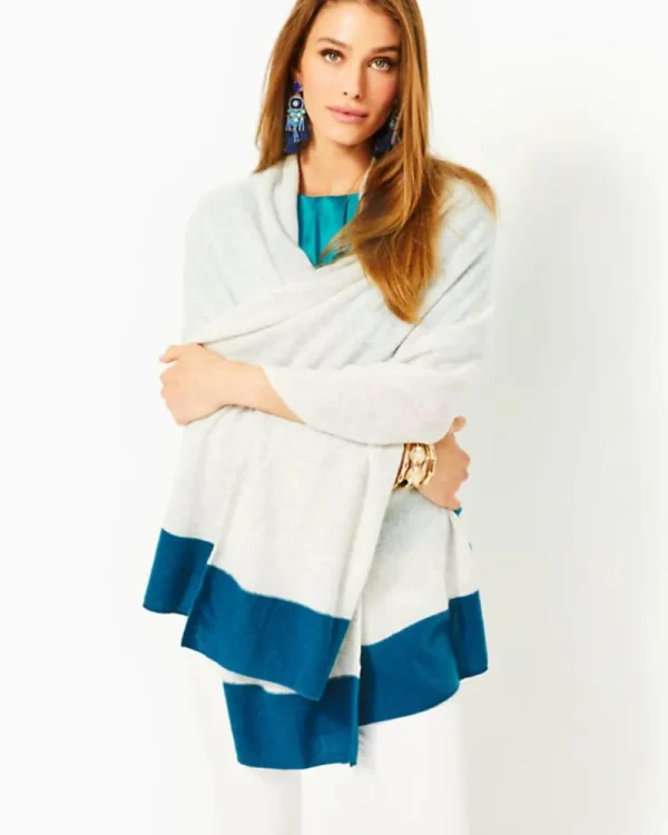 Sweaters & Cardigans^Lilly Pulitzer Lanelle Cashmere Wrap Heathered Seaside Grey