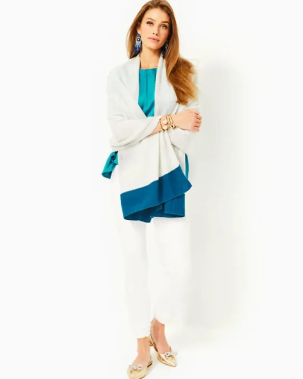 Sweaters & Cardigans^Lilly Pulitzer Lanelle Cashmere Wrap Heathered Seaside Grey