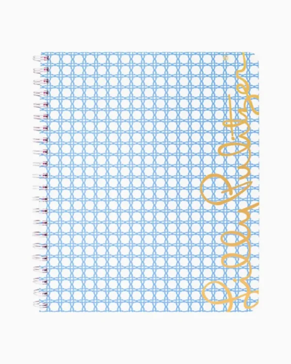 Office Supplies & Stationery^Lilly Pulitzer Large Notebook Resort White Caning