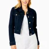 Outerwear^Lilly Pulitzer Laylani Denim Jacket Cosmic Wash