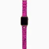 Phone & Tech^Lilly Pulitzer Leather Apple Watch Band Cerise Pink Pattern Play