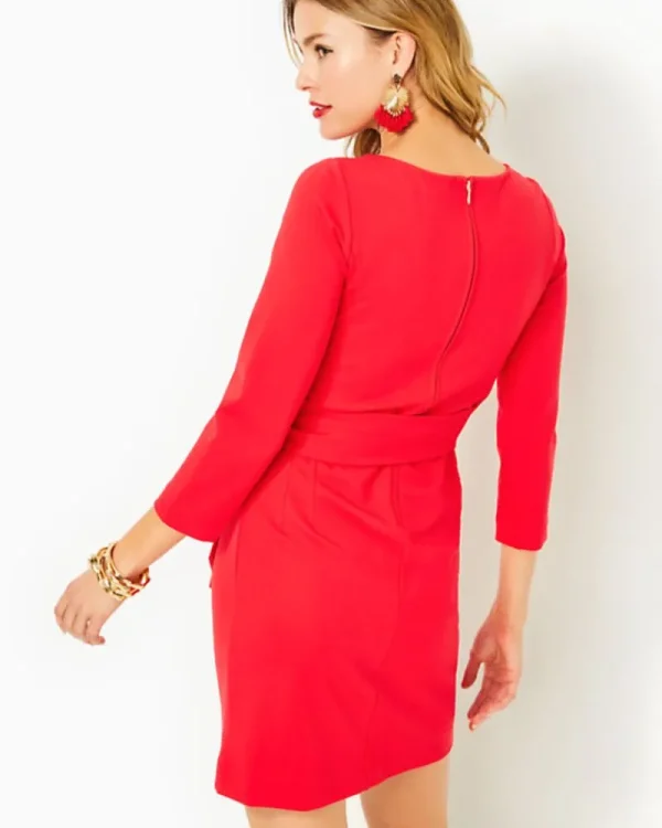 Dresses^Lilly Pulitzer Leighton Straight Fit Dress Amaryllis Red