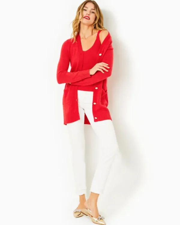 Matching Sets^Lilly Pulitzer Leonette Sweater Set Amaryllis Red