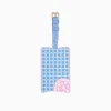 Bags^Lilly Pulitzer Luggage Tag Frenchie Blue X Resort White Caning