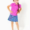 Girls Tops & Bottoms^Lilly Pulitzer Luxletic Girls Mini Frida Polo Orchid Oasis