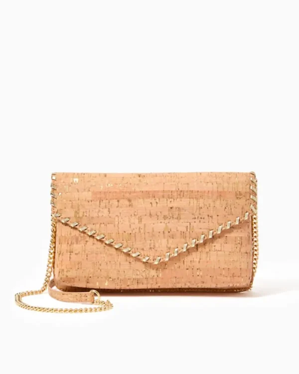 Bags^Lilly Pulitzer Madigan Cork Clutch Natural