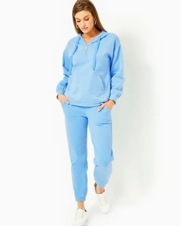 Loungewear^Lilly Pulitzer 28" Mallie Knit Pant Heathered Frenchie Blue