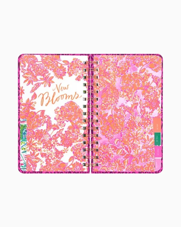 Office Supplies & Stationery^Lilly Pulitzer 2024 Medium Monthly Planner - 12 Month Cerise Pink Pattern Play