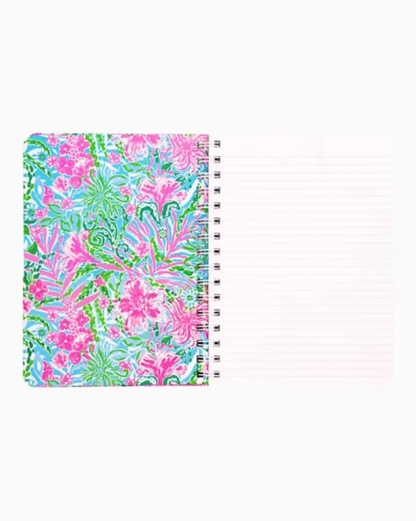 Office Supplies & Stationery^Lilly Pulitzer Mini Notebook Gold Metallic Caning