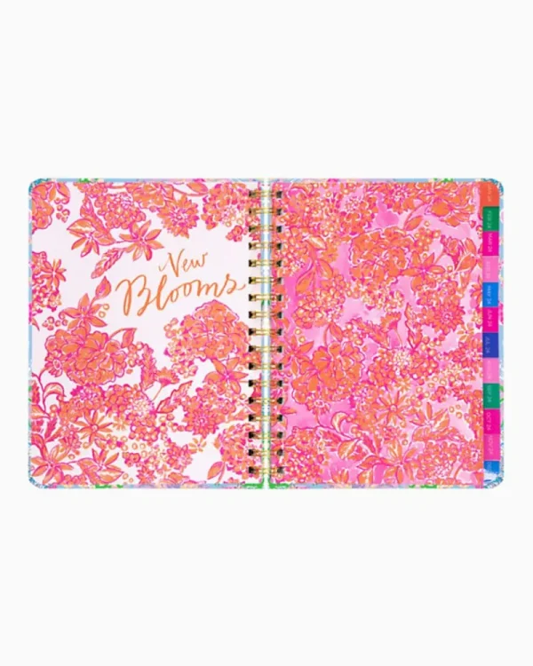 Office Supplies & Stationery^Lilly Pulitzer 2023-2024 17 Month Agenda Celestial Blue Cay To My Heart