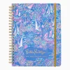 Office Supplies & Stationery^Lilly Pulitzer 2023-2024 17 Month Jumbo Agenda Boca Blue Its A Sailabration