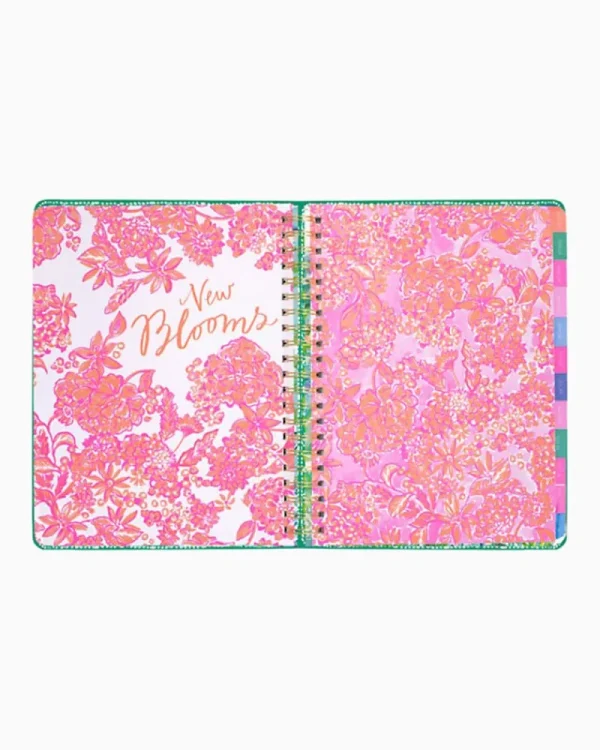 Office Supplies & Stationery^Lilly Pulitzer 2023-2024 17 Month Jumbo Agenda Botanical Green In A Flutter