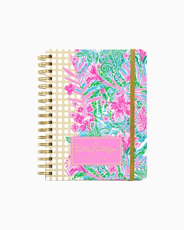 Office Supplies & Stationery^Lilly Pulitzer 2023-2024 17 Month Large Agenda Amalfi Blue Leaf It Wild