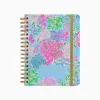 Office Supplies & Stationery^Lilly Pulitzer 2023-2024 17 Month Large Agenda Celestial Blue Cay To My Heart