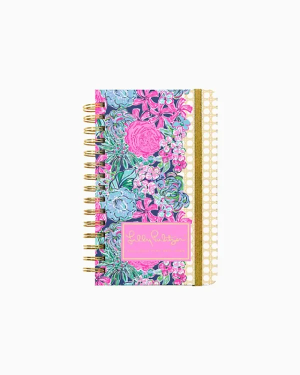 Office Supplies & Stationery^Lilly Pulitzer 2023-2024 17 Month Medium Agenda Oyster Bay Navy Always Be Blooming