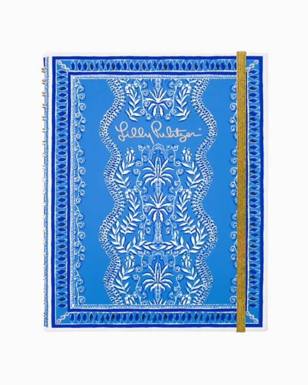 Office Supplies & Stationery^Lilly Pulitzer 12 Month Undated Weekly Planner Abaco Blue Have It Both Rays