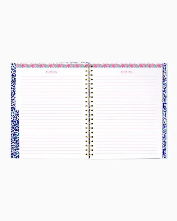 Office Supplies & Stationery^Lilly Pulitzer 12 Month Undated Weekly Planner Abaco Blue Have It Both Rays