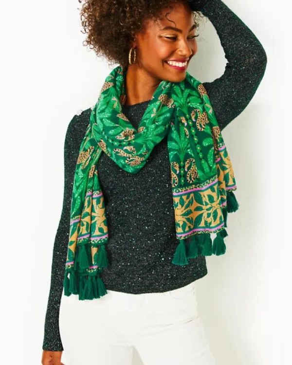 Sweaters & Cardigans^Lilly Pulitzer Morgen Sequin Sweater Evergreen Metallic