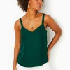 Tops^Lilly Pulitzer Nadia Satin Cami Evergreen