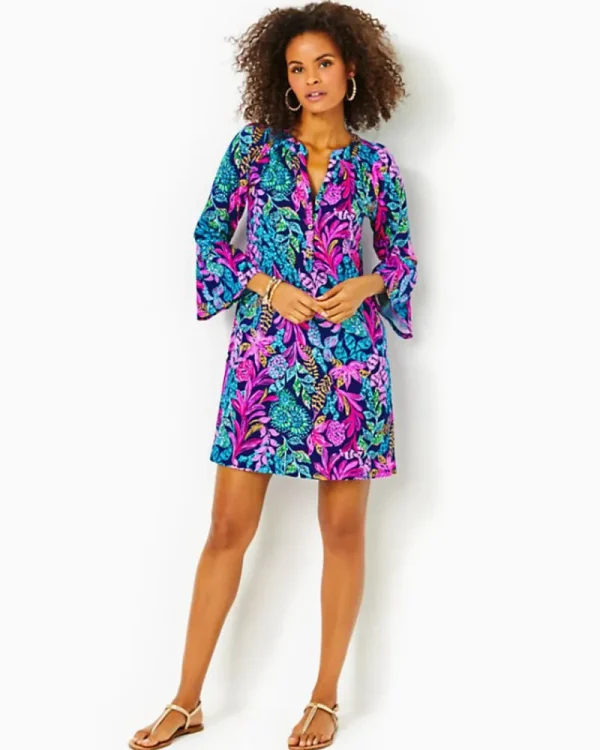 Dresses^Lilly Pulitzer Norris Dress Aegean Navy Calypso Coast