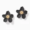 Jewelry^Lilly Pulitzer Oversized Orchid Earrings Onyx