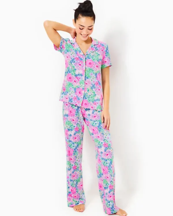 Pajamas^Lilly Pulitzer Pajama Button-Up Top Multi Lil Soiree All Day