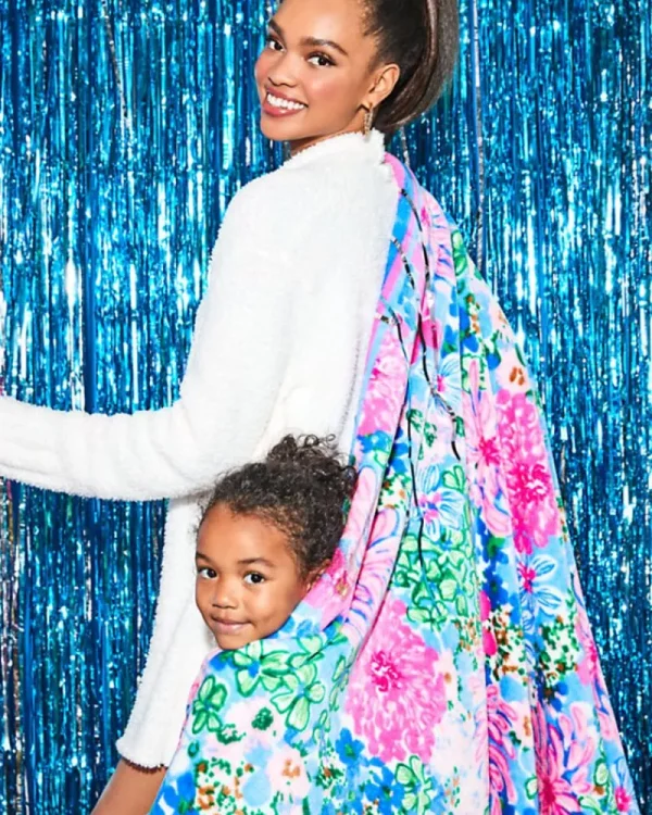 Home Decor^Lilly Pulitzer Paradise Blanket Multi Lil Soiree All Day Engineered Blanket