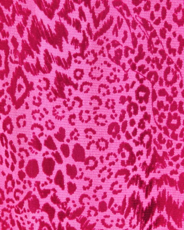 Dresses^Lilly Pulitzer Preslie Long Sleeve Mesh Midi Dress Cerise Pink Pattern Play