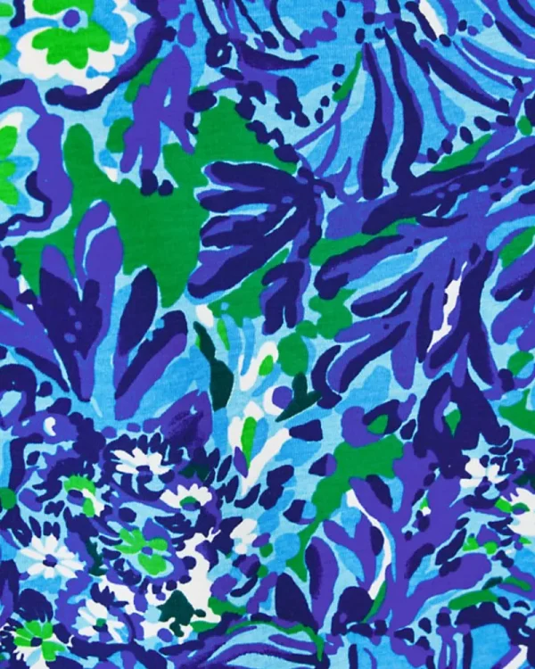 Tops^Lilly Pulitzer Rhett Top Abaco Blue In Turtle Awe