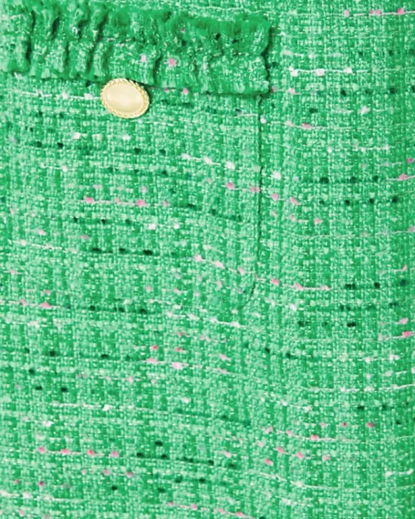 Dresses^Lilly Pulitzer Ryner Boucle Tweed Shift Dress Kelly Green Palm Beach Boucle