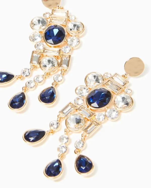 Jewelry^Lilly Pulitzer So Fancy Earrings Low Tide Navy
