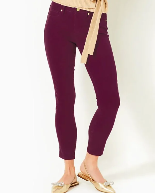 Bottoms^Lilly Pulitzer 29" South Ocean High-Rise Skinny Pant Amarena Cherry