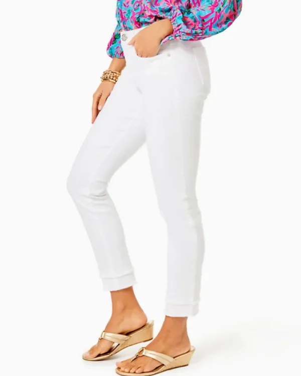 Bottoms^Lilly Pulitzer 29" South Ocean High-Rise Skinny Jean Resort White