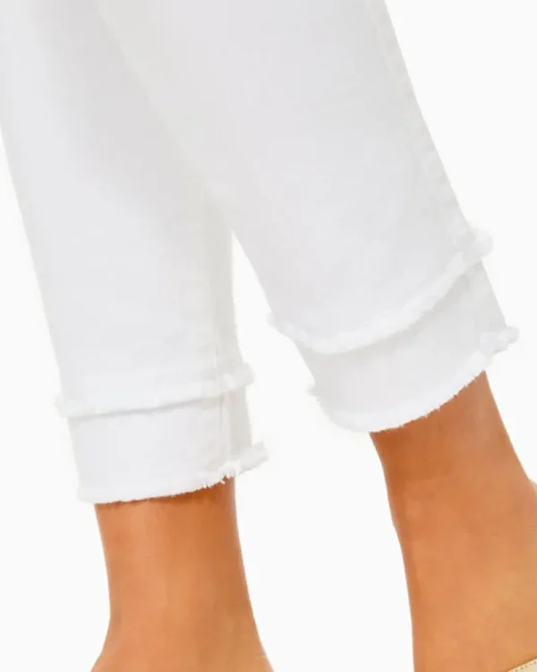 Bottoms^Lilly Pulitzer 29" South Ocean High-Rise Skinny Jean Resort White