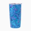 Tabletop^Lilly Pulitzer Stainless Steel Insulated Tumbler Breakwater Blue Shells N Bells