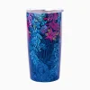 Tabletop^Lilly Pulitzer Stainless Steel Insulated Tumbler Aegean Navy Calypso Coast