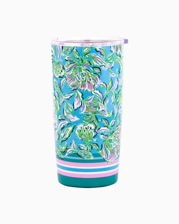 Tabletop^Lilly Pulitzer Stainless Steel Insulated Tumbler Cumulus Blue Chick Magnet