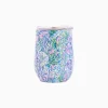 Tabletop^Lilly Pulitzer Stainless Steel Stemless Wine Tumbler Surf Blue Soleil It On Me